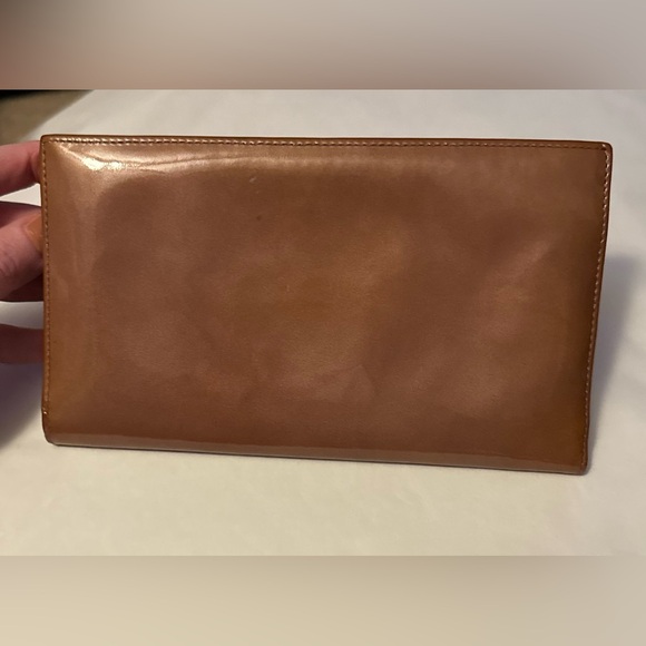 AUTHENTIC CHANEL Vintage 2000 Patent Leather Interlocking C CC Long Wallet y2k - Picture 5 of 16